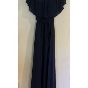 Baltic Born Navy Blue Maxi Dress Women’s XXL New  Formal Evening Gown Flowy